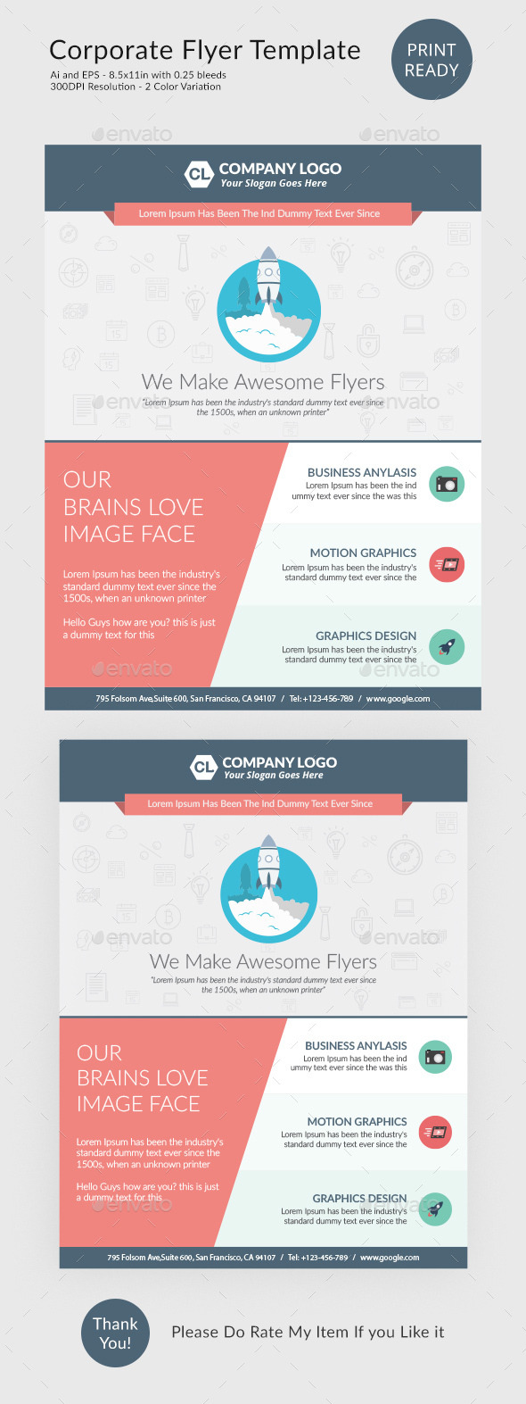 Corporate Flyer Template - Corporate Flyers