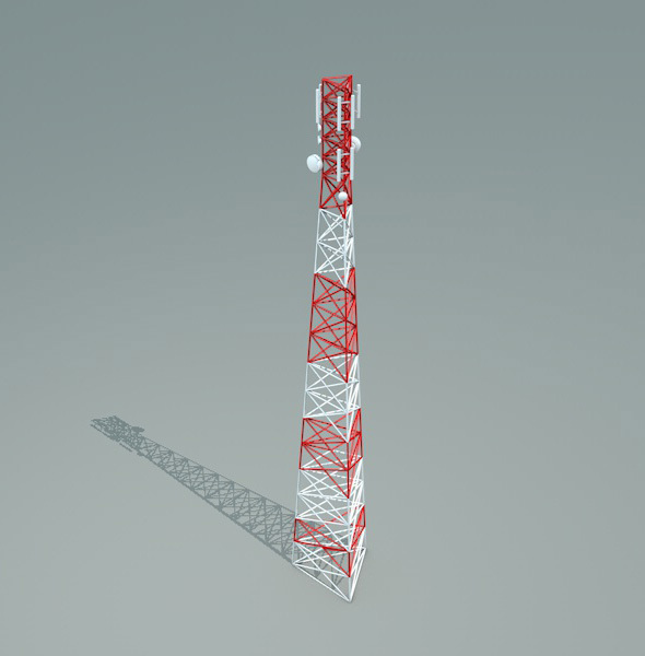 Radio Tower - 3Docean 14219326