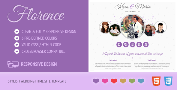 Florence - Responsive - ThemeForest 7755165