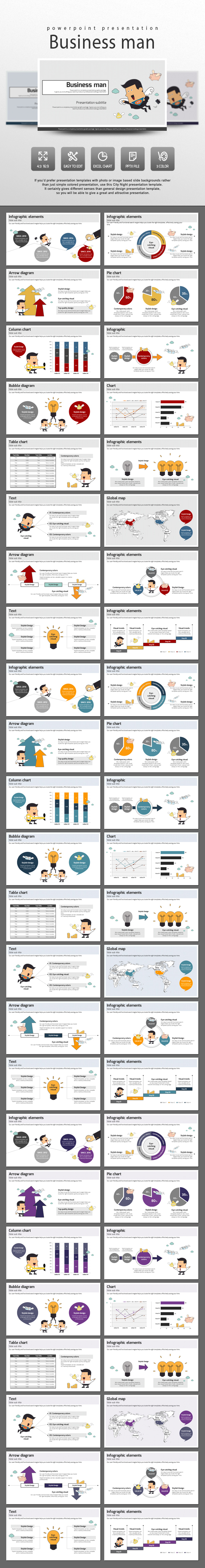 Business Man - PowerPoint Templates Presentation Templates