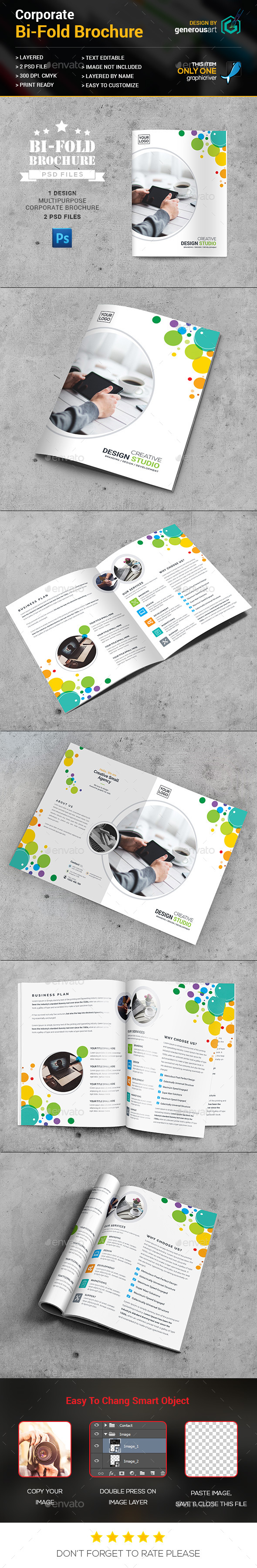 Bi-Fold Business Brochure - Corporate Brochures