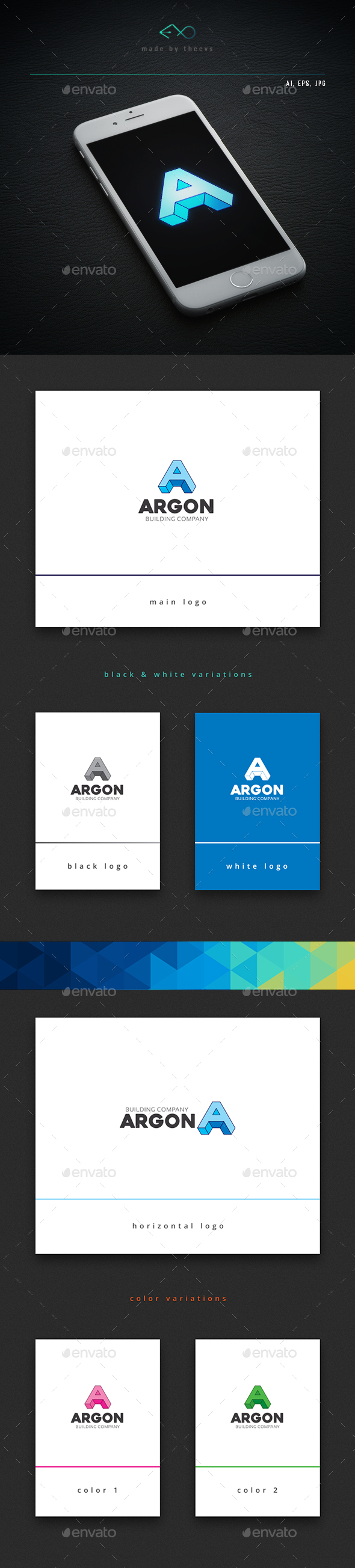 Argon - Letters Logo Templates