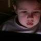 Boy Browsing Tablet Pc In The Dark - VideoHive Item for Sale
