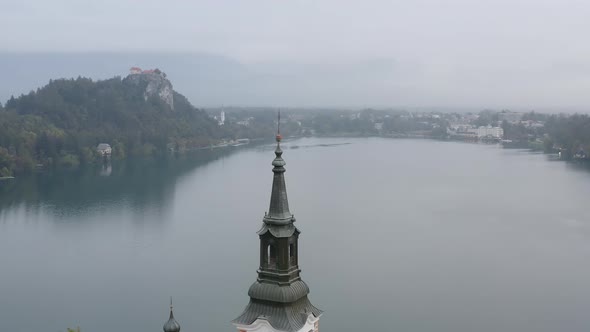 Lake Bled, Aerial footage