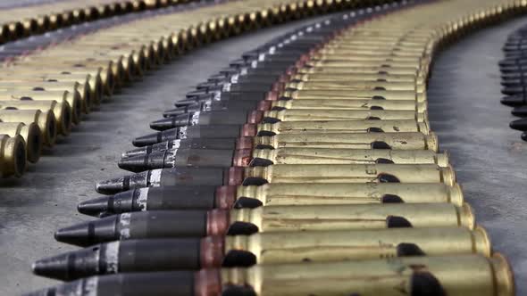 Large-caliber Ammunition in the Belt for an Automatic 30 Mm Gun