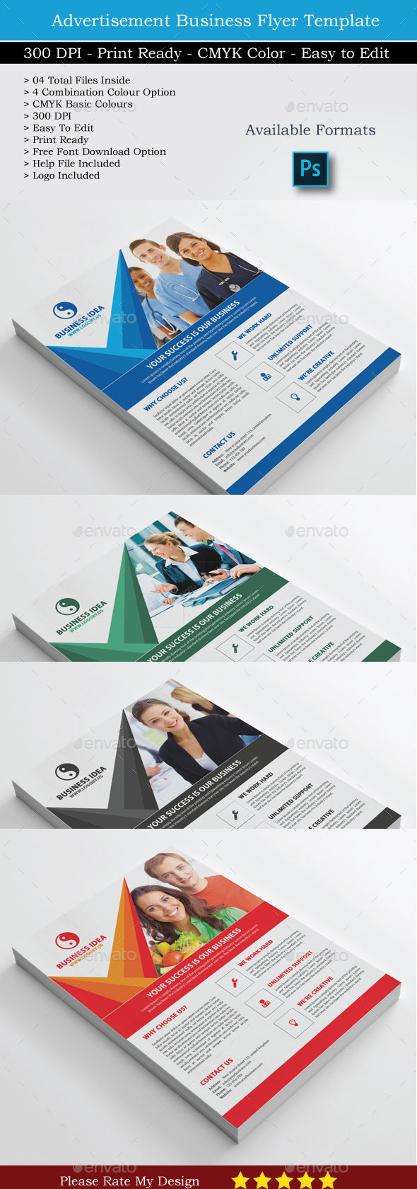 Business Idea Flyer - Corporate Flyers