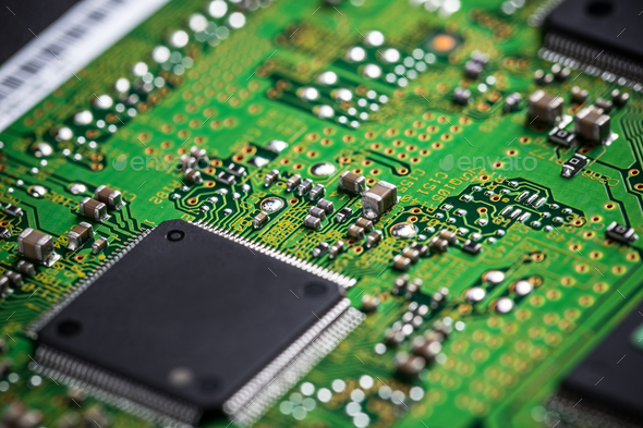 Electronic circuit board - Stock Photo - Images