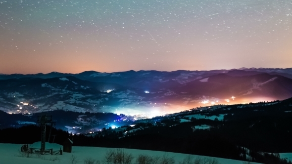 Milky Way In Carpathian Mountains alt