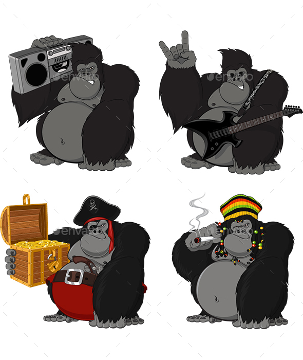 Gorilla - Animals Characters