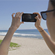 Taking Pictures on the Beach - VideoHive Item for Sale