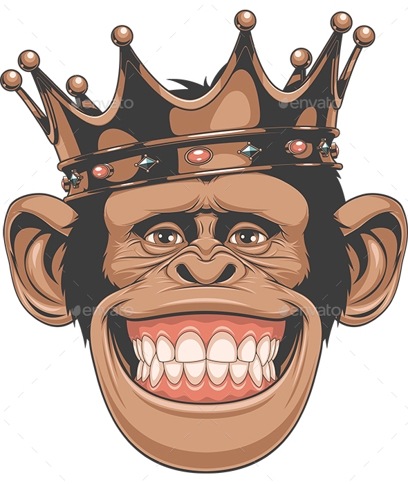 Monkey Crown - Animals Characters