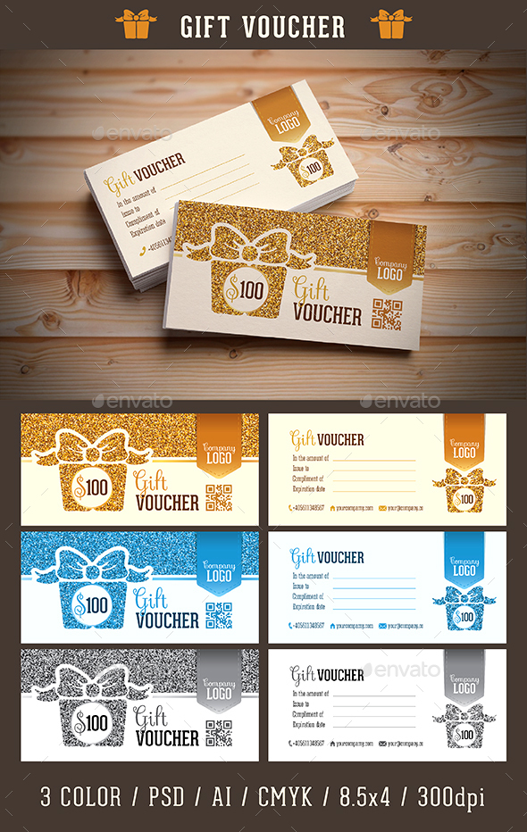 Gift Voucher - Cards & Invites Print Templates