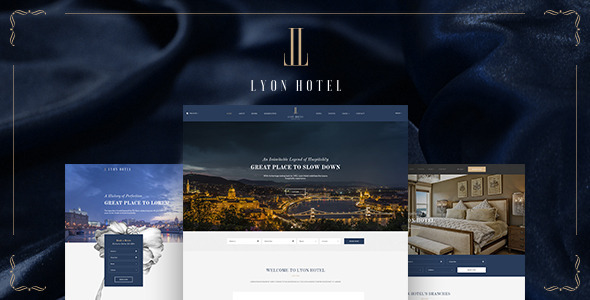 Marvelous LYON – Luxury Hotel Booking HTML5 Template