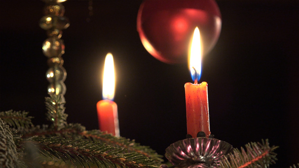 Candle and Christmas Tree 5 alt