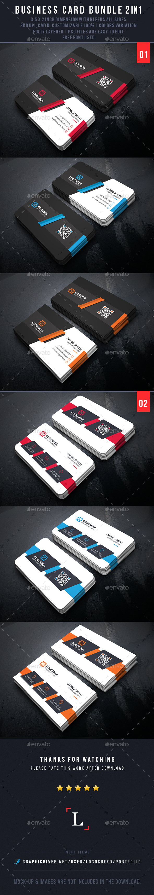 Soft Business Card Bundle - Business Cards Print Templates
