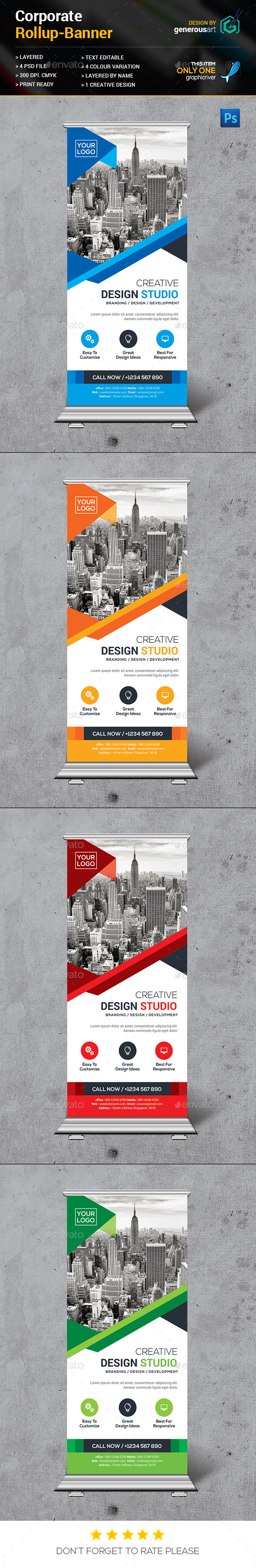 Rollup Banner - Signage Print Templates