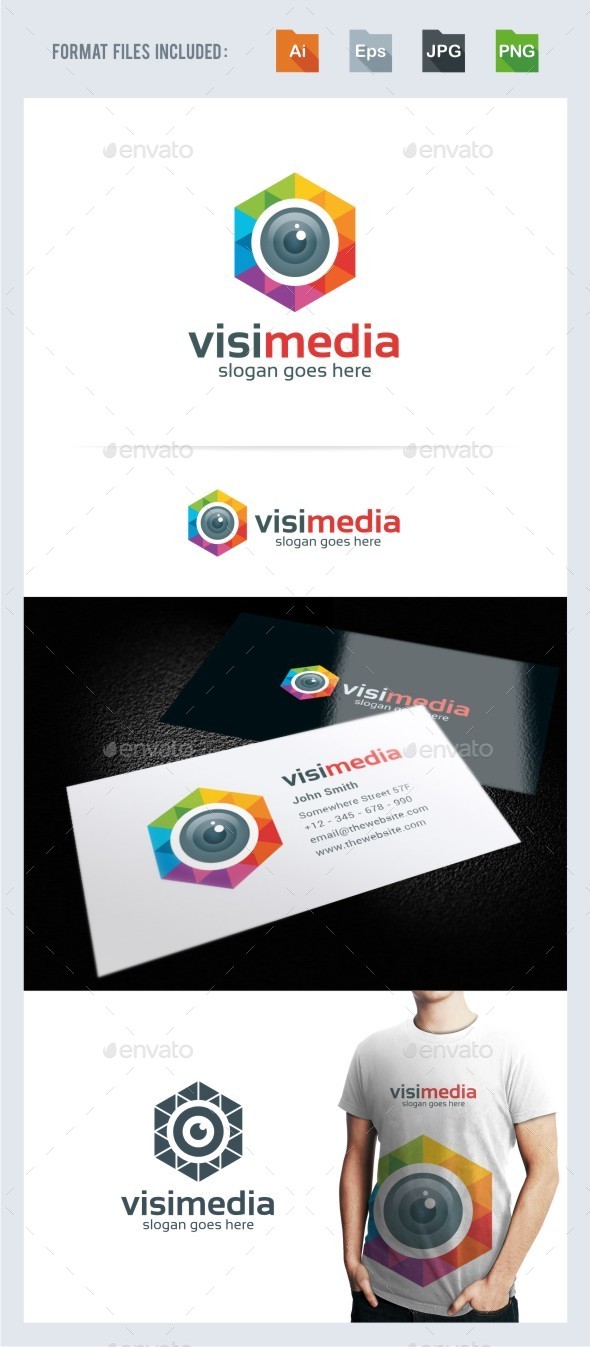 Vision Media - Photography Logo Template - Symbols Logo Templates