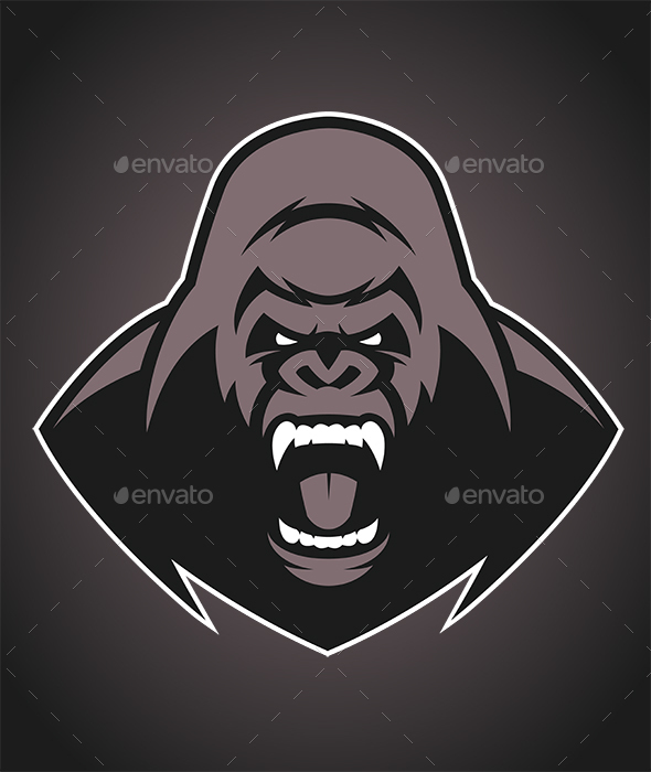 Angry Gorilla - Animals Characters