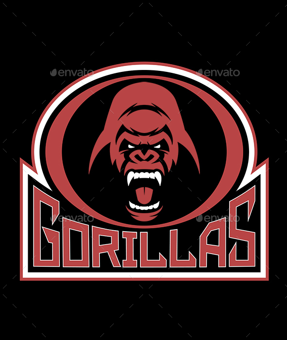 Angry Gorilla - Animals Characters