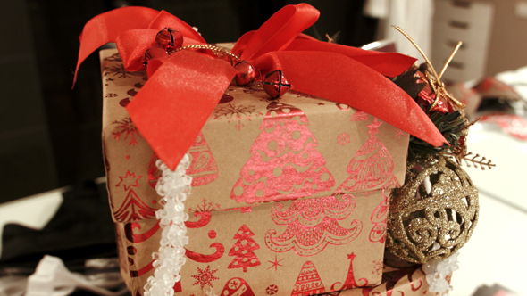 Christmas Decorated Boxes And Gifts