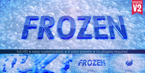 Frozen Ice And Snow Logo Reveal