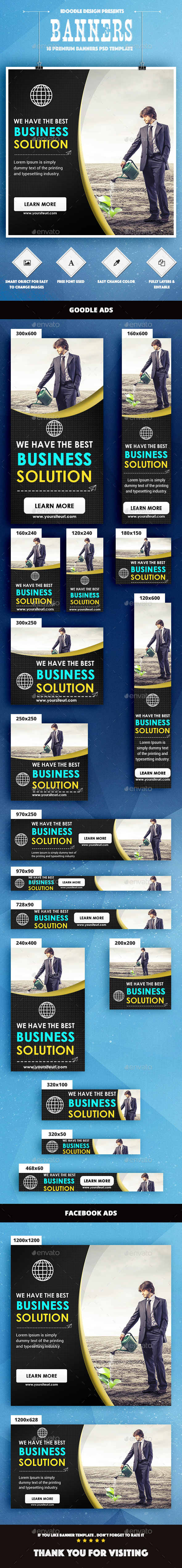 Multipurpose Banners Ads - Banners & Ads Web Elements