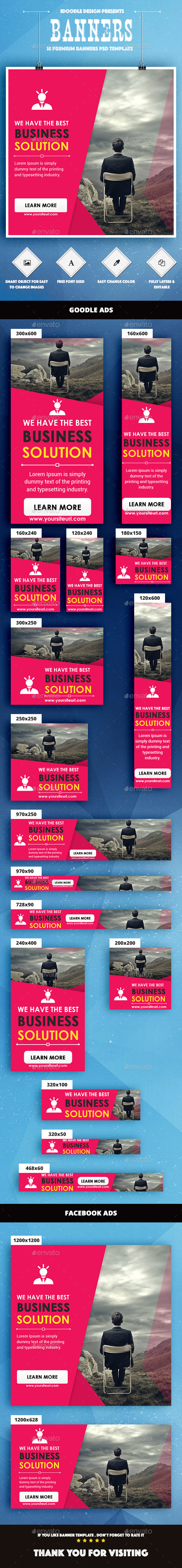 Multipurpose Banners Ads - Banners & Ads Web Elements