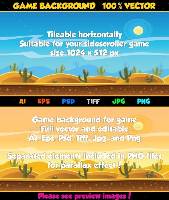 Wild West - Game Background - Backgrounds Game Assets