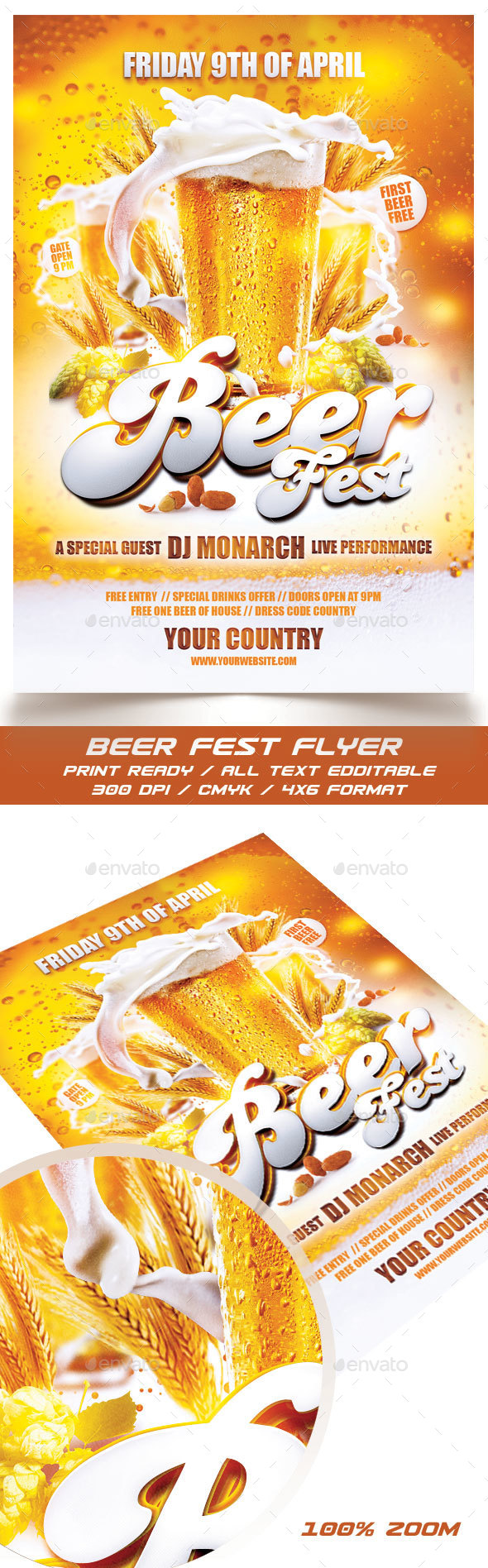 Beer Fest Flyer - Events Flyers