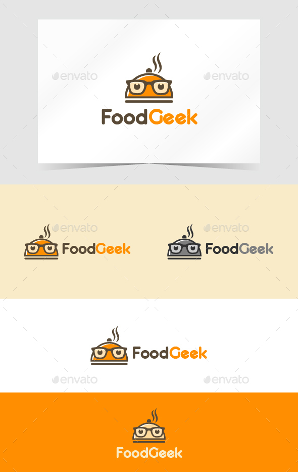 Food Geek Logo - Food Logo Templates