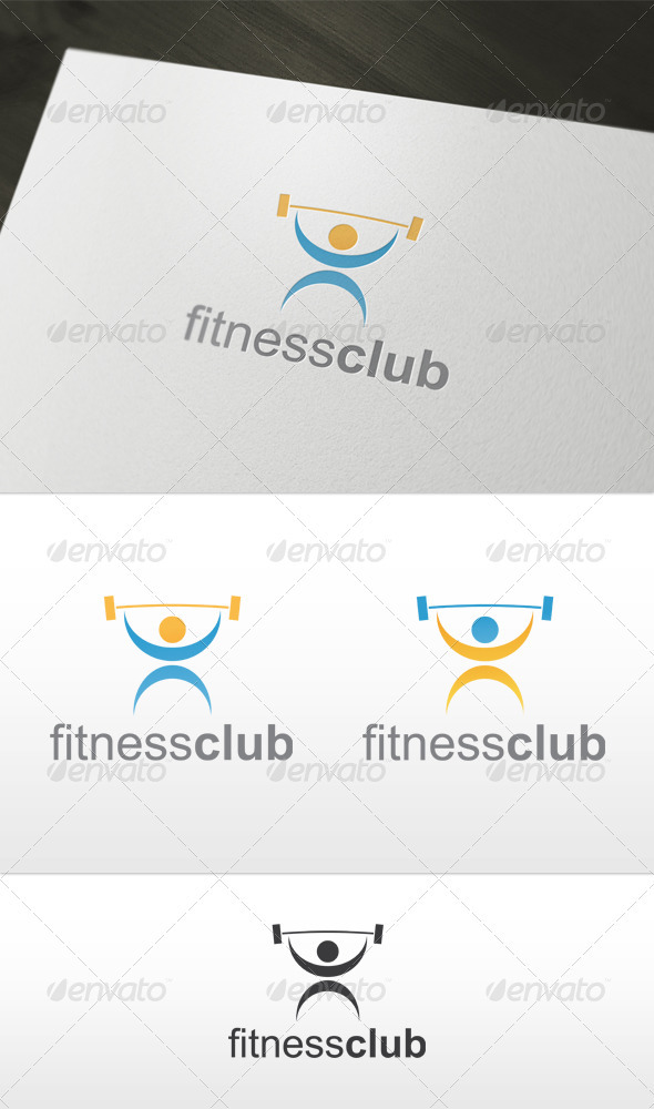 Fitness Club Logo - Humans Logo Templates
