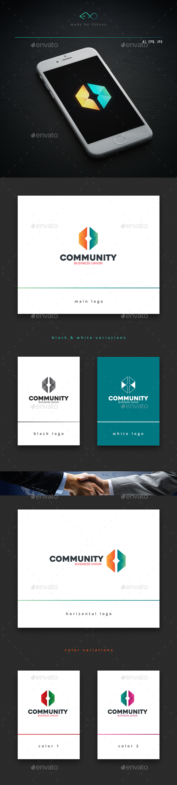Community - Vector Abstract