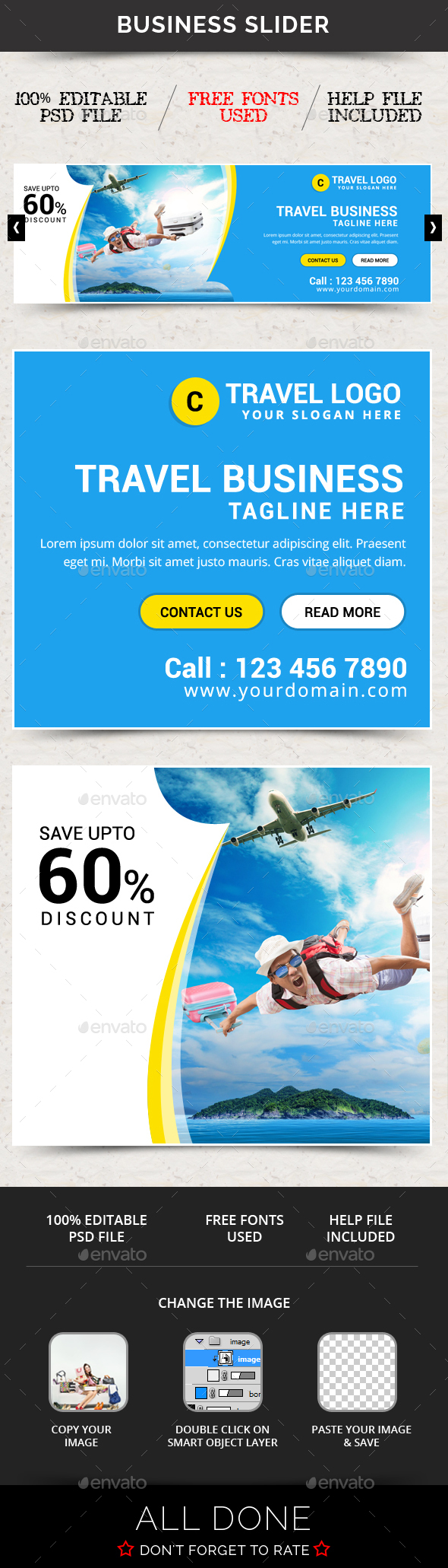 Business Slider V51 - Sliders & Features Web Elements