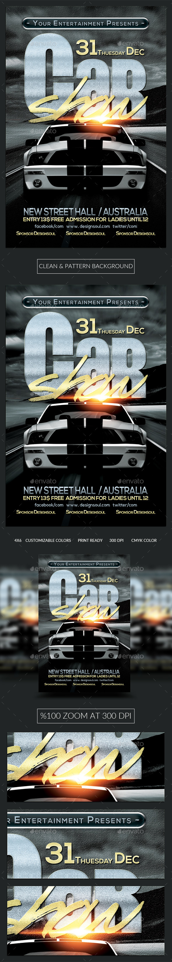 Car Show Flyer Template - Events Flyers