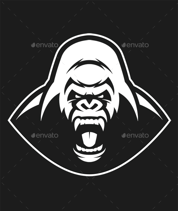 Angry Gorilla - Animals Characters