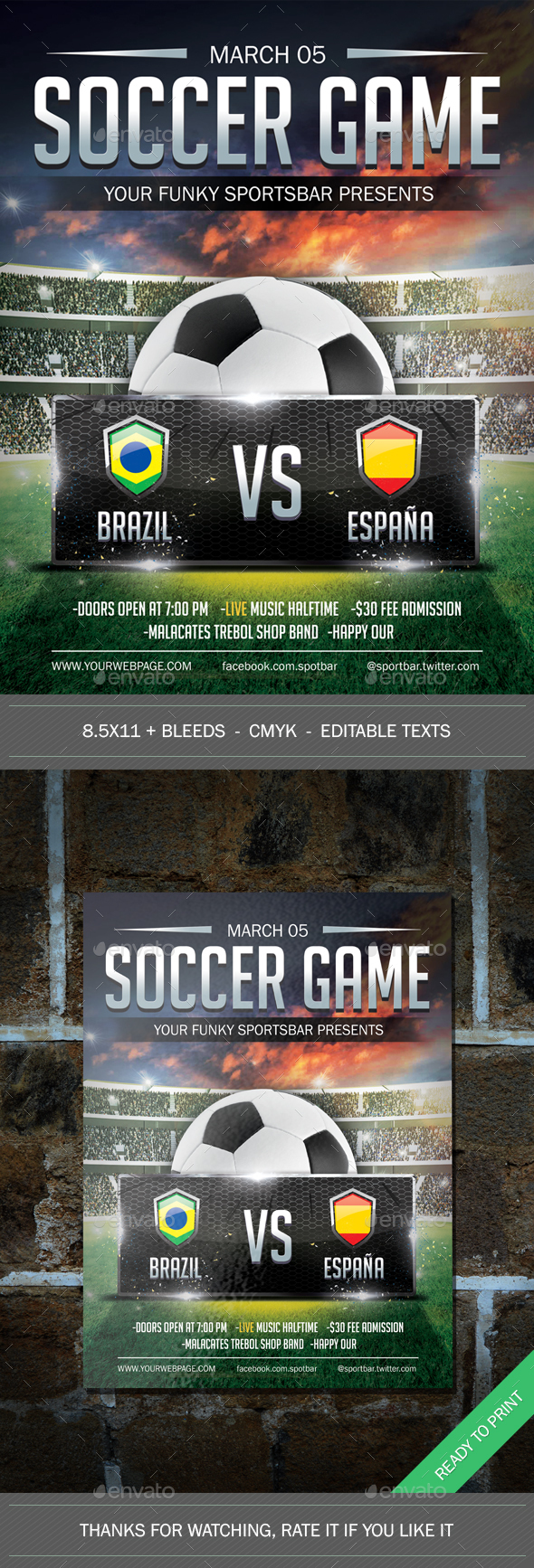 Soccer Poster - Sports Events