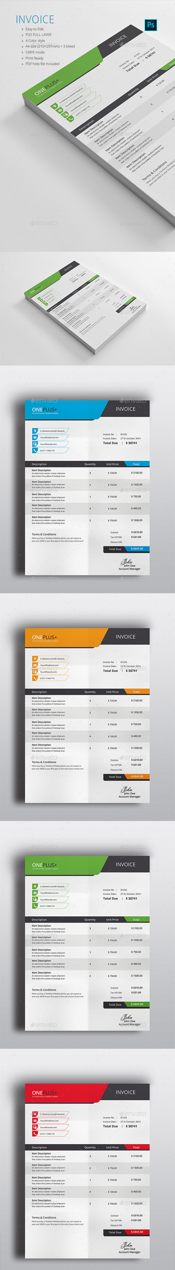 Invoice - Proposals & Invoices Stationery