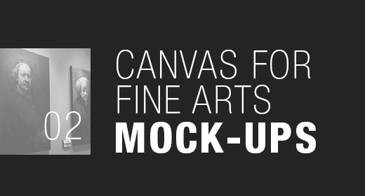 Canvas for Fine Arts Mock-Ups