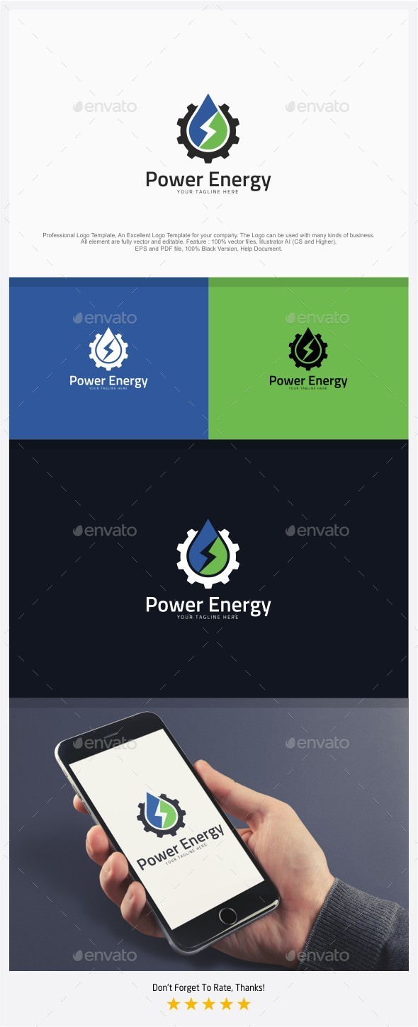 Power Energy Logo - Symbols Logo Templates