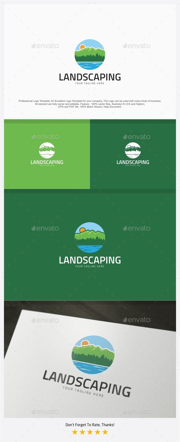 Landscaping Logo - Nature Logo Templates