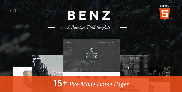 Benz - Amazing Creative Multi-Purpose HTML Template - Creative Site Templates