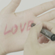 Love Letters with Lipstick in Women Hand  - VideoHive Item for Sale