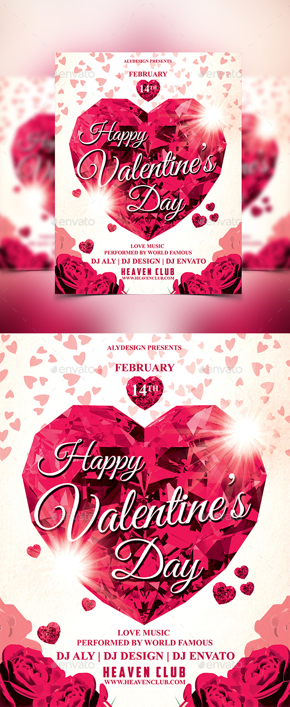 Valentines Day Flyer - Events Flyers