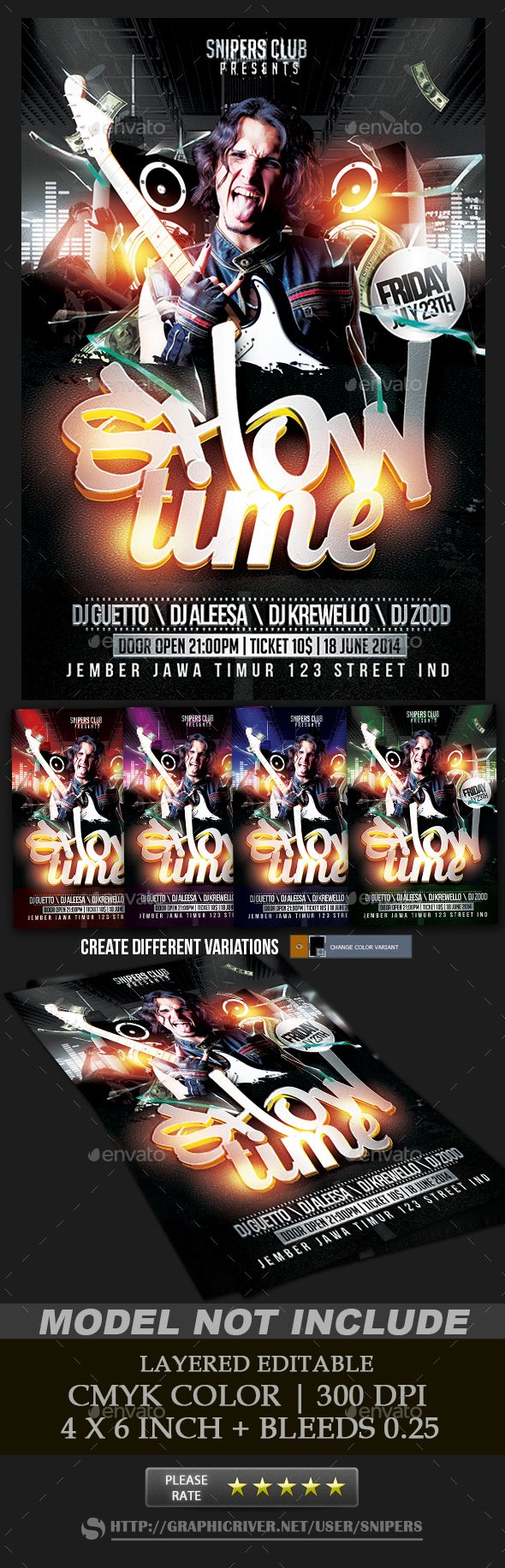 Show Time - Events Flyers