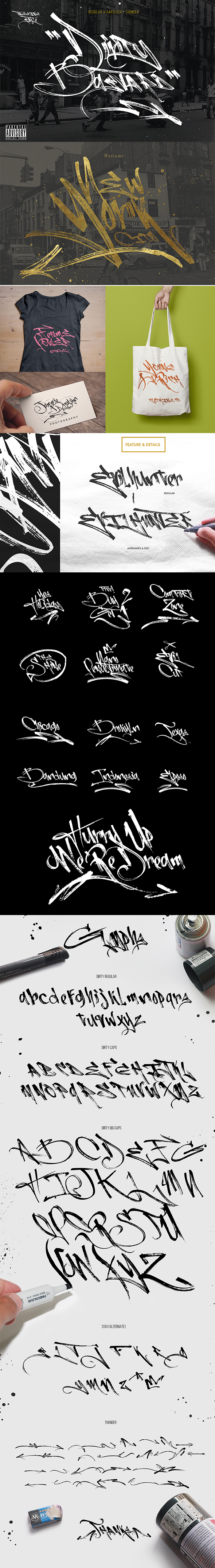 Burnts Marker Typeface - Hand-writing Script
