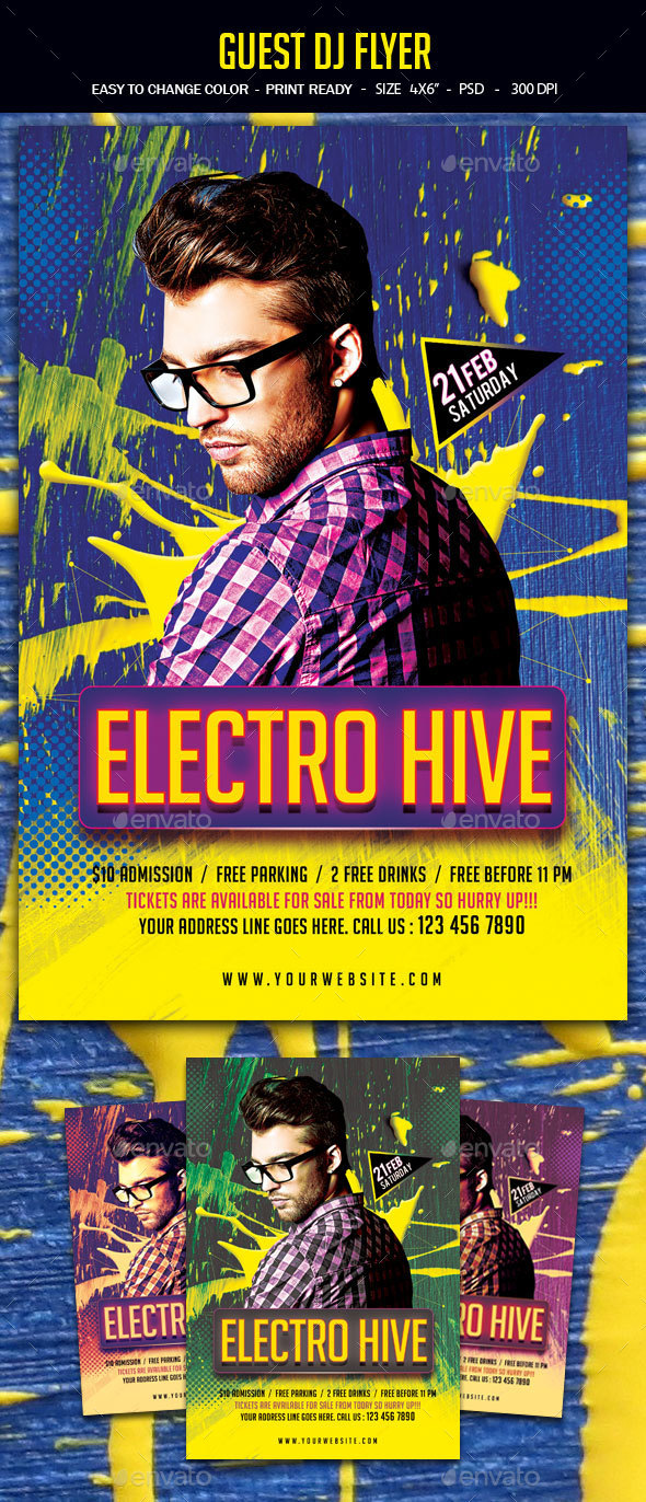 Dj Flyer Template - Clubs & Parties Events