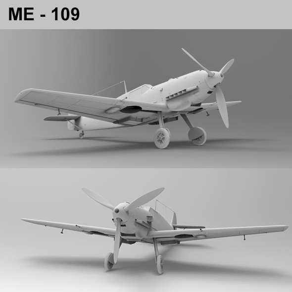 ME 109 Fighter - 3Docean 14288426