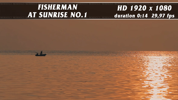 Fisherman At Sunrise No.1