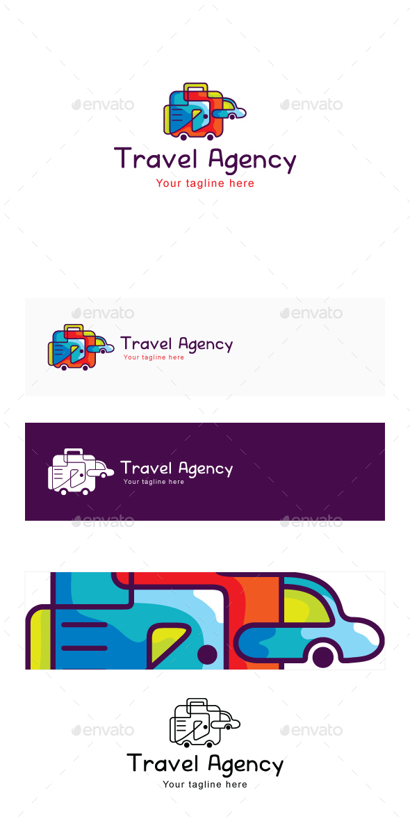 Travel Agency Stock Logo Template - Symbols Logo Templates