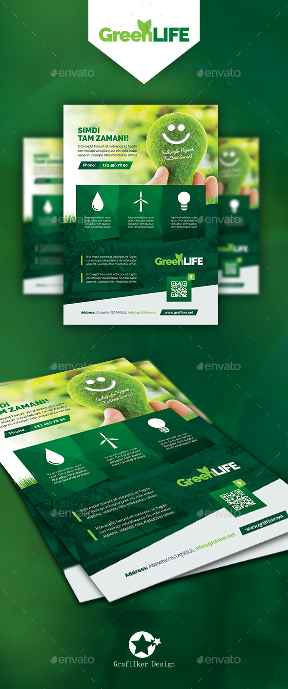 Green Energy Flyer Templates - Corporate Flyers